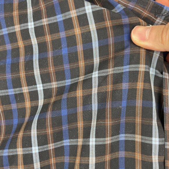 Lot of x2 Forsyth of Canada Dress Shirts Wrinkle Free Lined / Plaid Men Sz 2XL - Picture 10 of 16